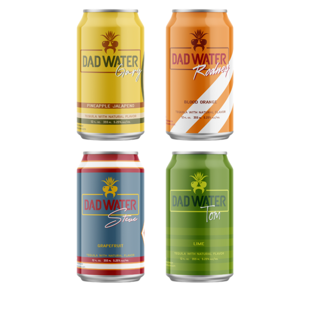 Dad Water Variety 8 Pack (12oz Can)