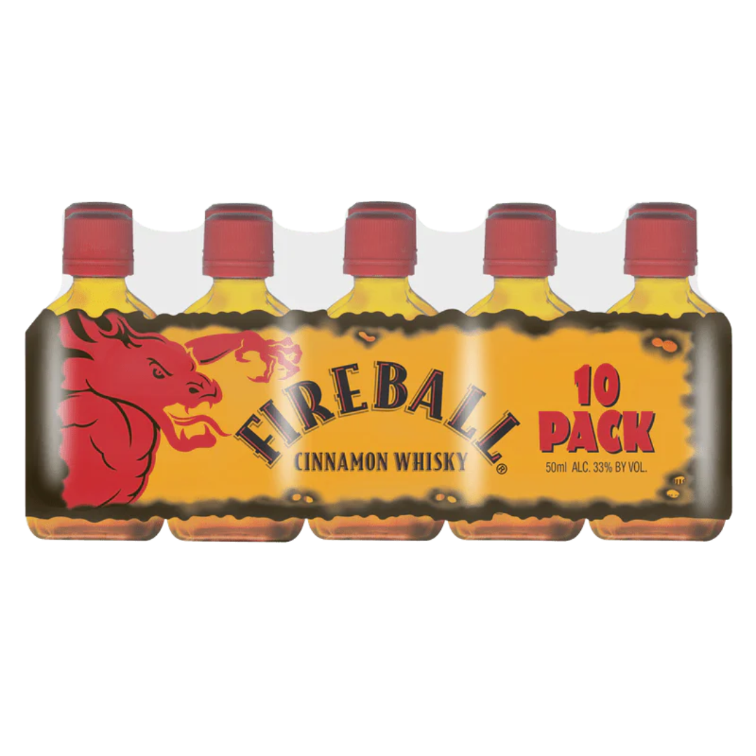 Fireball Whiskey 10-Pack Minis