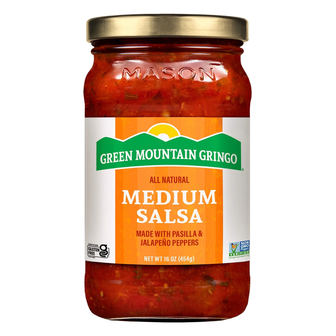 Green Mountain Gringo Salsa Medium (16oz Jar)