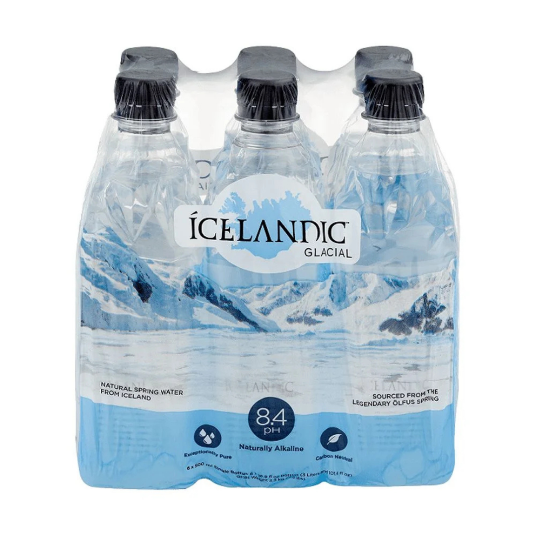 Icelandic Glacial Natural Spring Water 6-Pack (330ml)