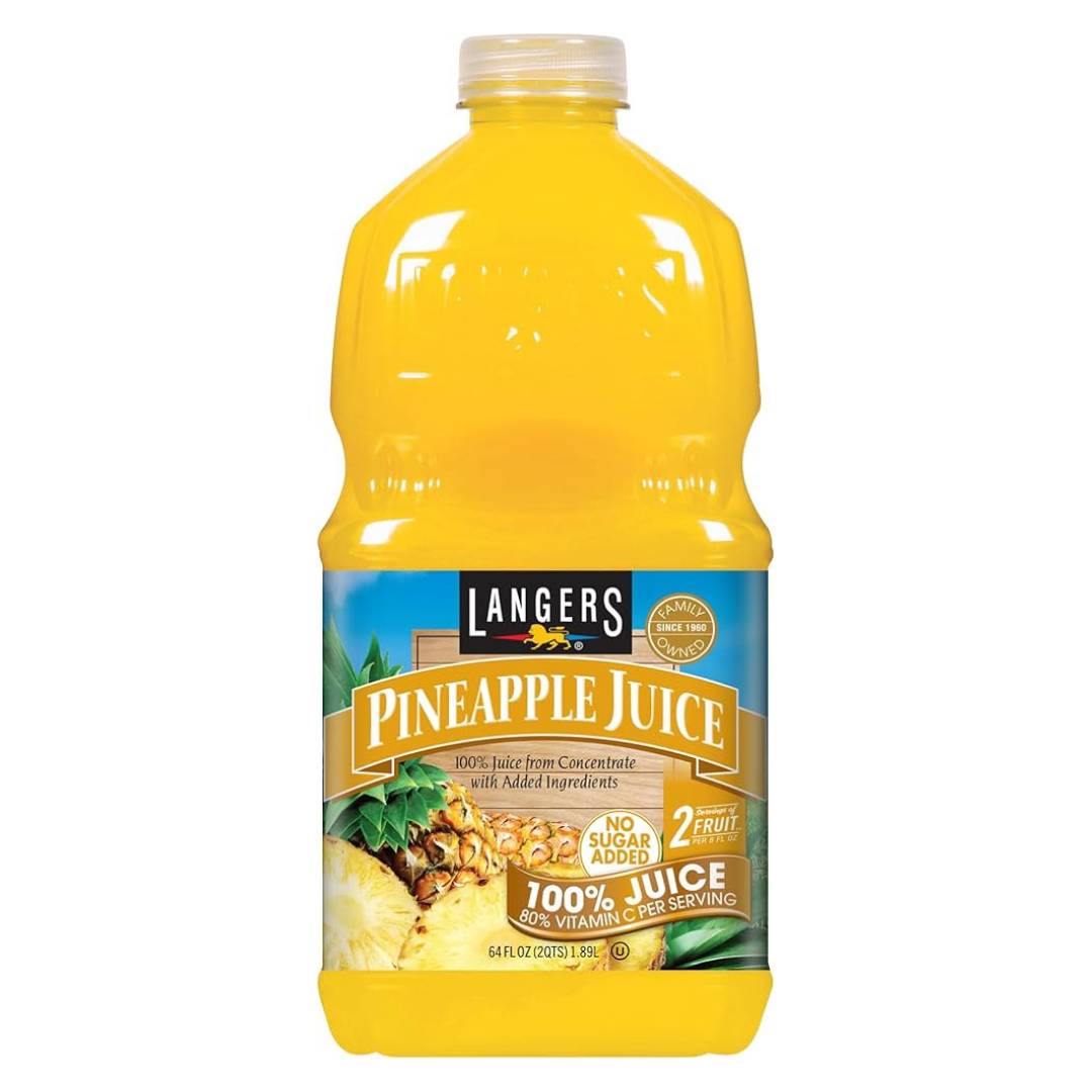 Langers Pineapple Juice 64 Oz.